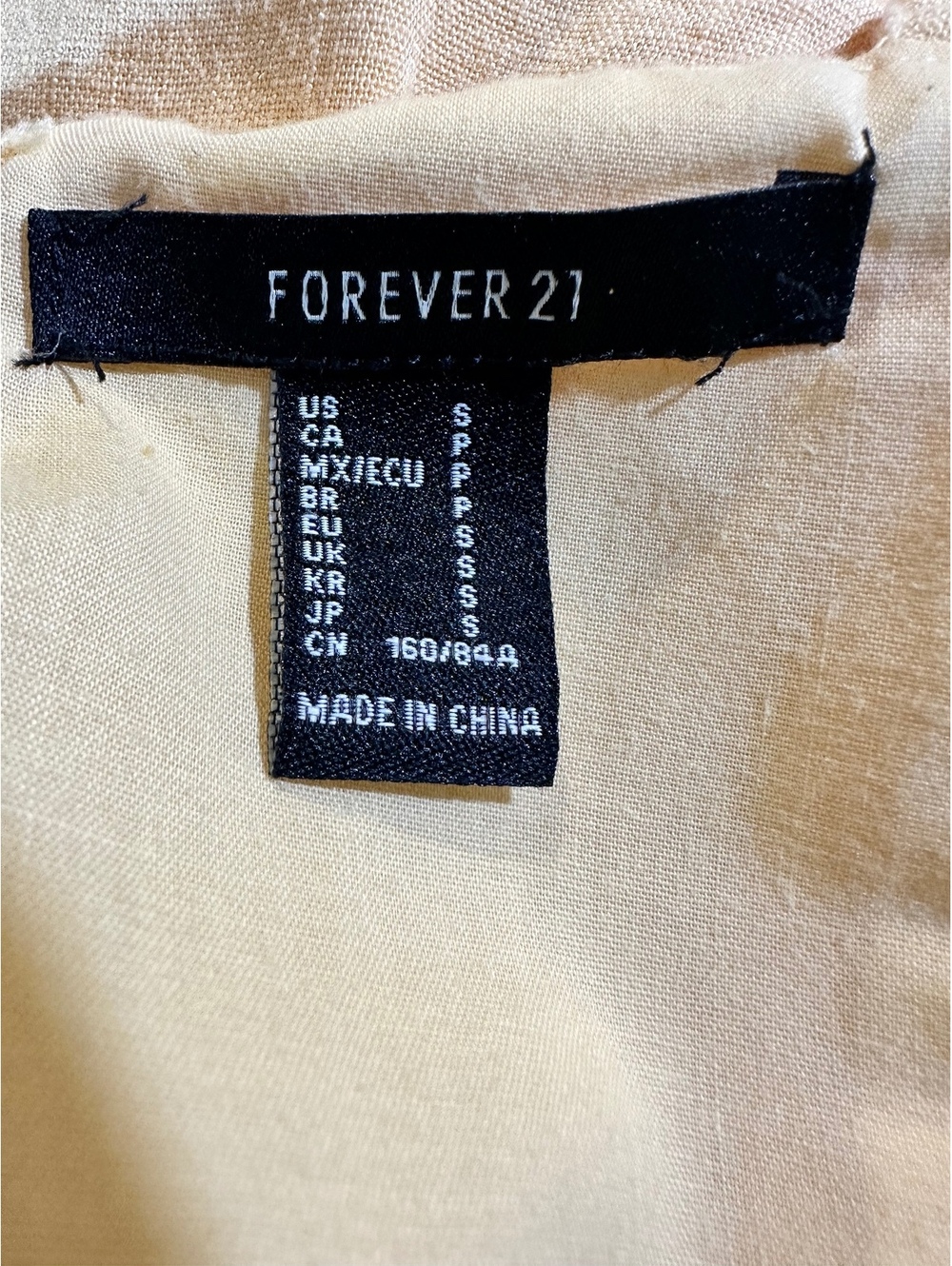 Forever 21 Mustard Yellow Mini Dress with Square Neck and Wide Straps - Picture 6 of 8
